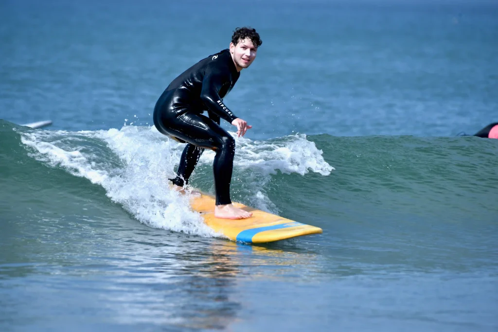 beginners surf lessons in agadir and tamraght