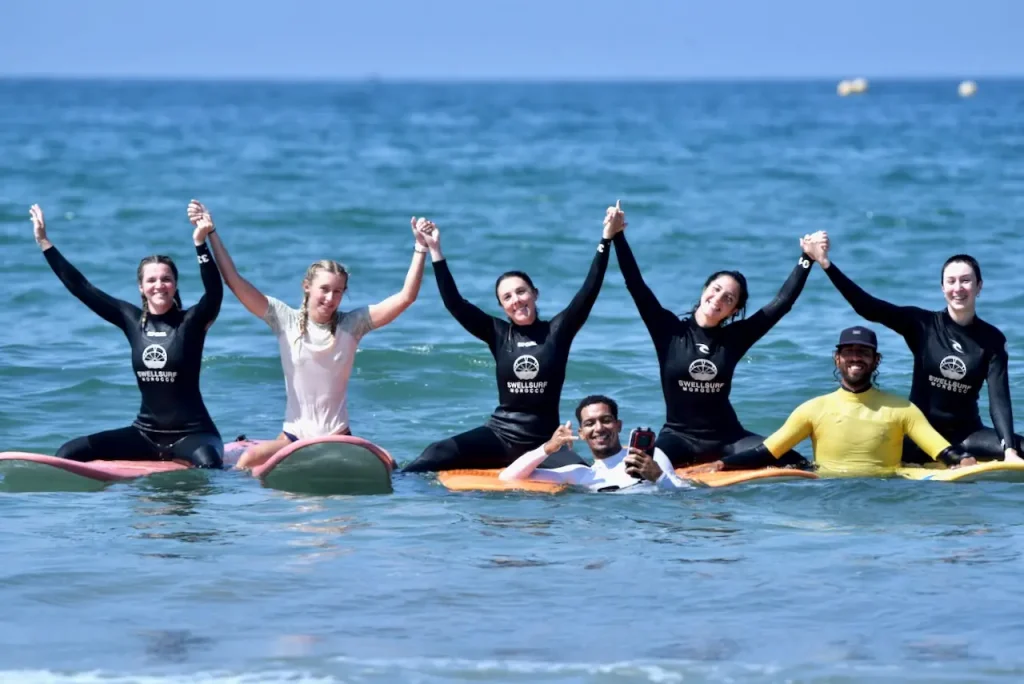 Beginners surf camp in morocco
